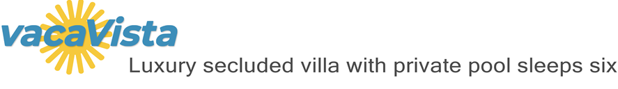 vacaVista - Luxury secluded villa with private pool sleeps six